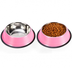 70 Packs Food and Water Non Slip Anti Skid Stackable Pet Puppy Dishes